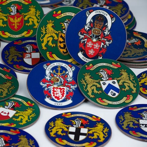 Family Coat of Arms Coasters